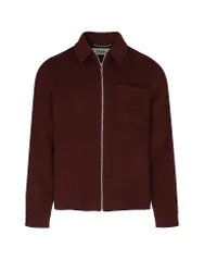 Overshirt JERSON rosso scuro XS
