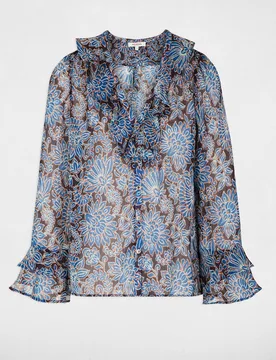 Camisa de mujer de gasa ajustada - Morgan - FashionsVida