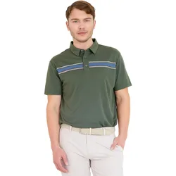 Polo Cruit drycool, dunkelgruen m