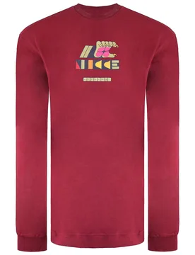 Grizzly Mens Red Top Cotton - Size X-Large - Nicce - FashionsVida