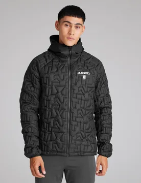 Manchester United x Mens Terrex Xperior PrimaLoft Jacket Black XL - Adidas - FashionsVida