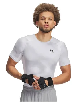 T-shirt à Manches Courtes Heatgear Armour Printed White / Black 2XL - Under armour - FashionsVida