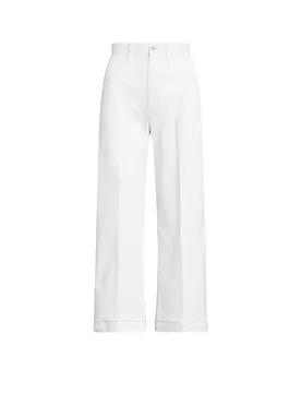 POLO Marlenehose weiss 40 damen - Ralph Lauren - FashionsVida