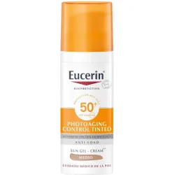 Fluido solar facial Photoaging Control Tinted antiedad Medio SPF 50+ Eucerin