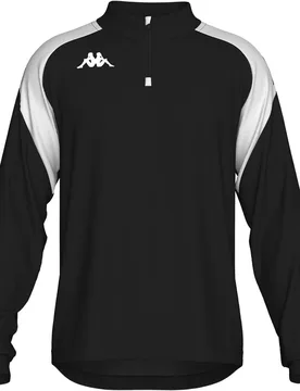 Lovato sudadera entrenamiento fútbol Negro (L) - Kappa - FashionsVida
