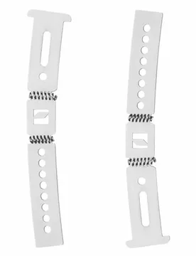 Barre Asymétrique Bi-fold 2 Unités White 16 cm unisex - Grivel - FashionsVida