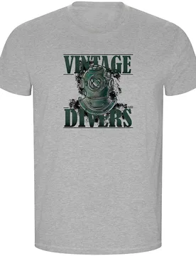 Maglietta A Maniche Corte Vintage Divers Eco - Kruskis - FashionsVida
