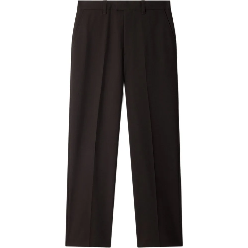 Pantalon de traje de hombre corte recto lana virgen - sandro - FashionsVida