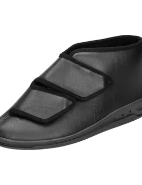 Hausschuh "Nürnberg" schwarz 44 Damen - Manitu - FashionsVida