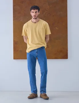 Pantalón de hombre denim 5 bolsillos - Emidio Tucci - FashionsVida