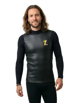 T-shirt Thermique à Manches Longues Asher Pacey 1/2 Mm Black XL - Zion - FashionsVida