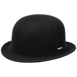 Classic Uni Bowler Wool Hat by - black - Female - Size: M (56-57 cm)