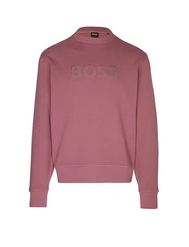 Boss Maglione WE_LOGO rosso S - BOSS - FashionsVida