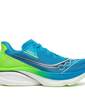 Endorphin Azura Running Shoes Cobalt / Slime UK 8.5 Men - Saucony - FashionsVida