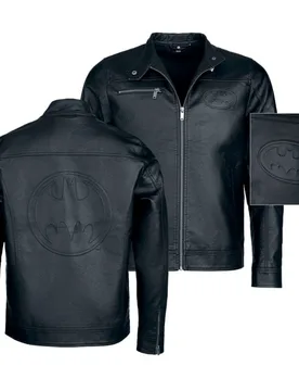 DC Comics Kunstlederjacke - S bis XXL - für Männer - Größe S - schwarz - EMP exklusives Merchandise! - Männer - male - Batman - FashionsVida