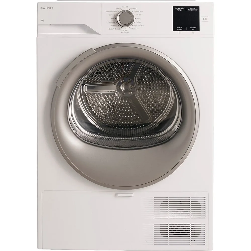 Secadora 7 kg, Condensación, Bomba de calor, 15 programas - STE785BA. - Saivod - FashionsVida