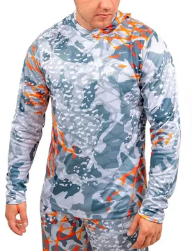 Upf50 964 Cl-1 Uv Long Sleeve T-shirt Mix Grey XL Men - Graff - FashionsVida