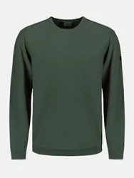 Pullover Crewneck Garment Dyed Grün 3XL