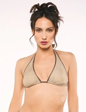Sujetador de bikini candy angulo foam extraible copa b atado cuell - Red Point - FashionsVida