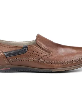 Mocasines de hombre en color y fabricados en piel - Fluchos - FashionsVida
