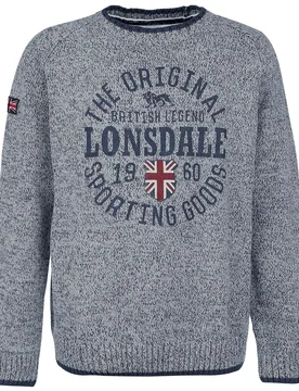 Sweatshirt - Borden - S - für Männer - Größe S - grau - Männer - male - Lonsdale London - FashionsVida