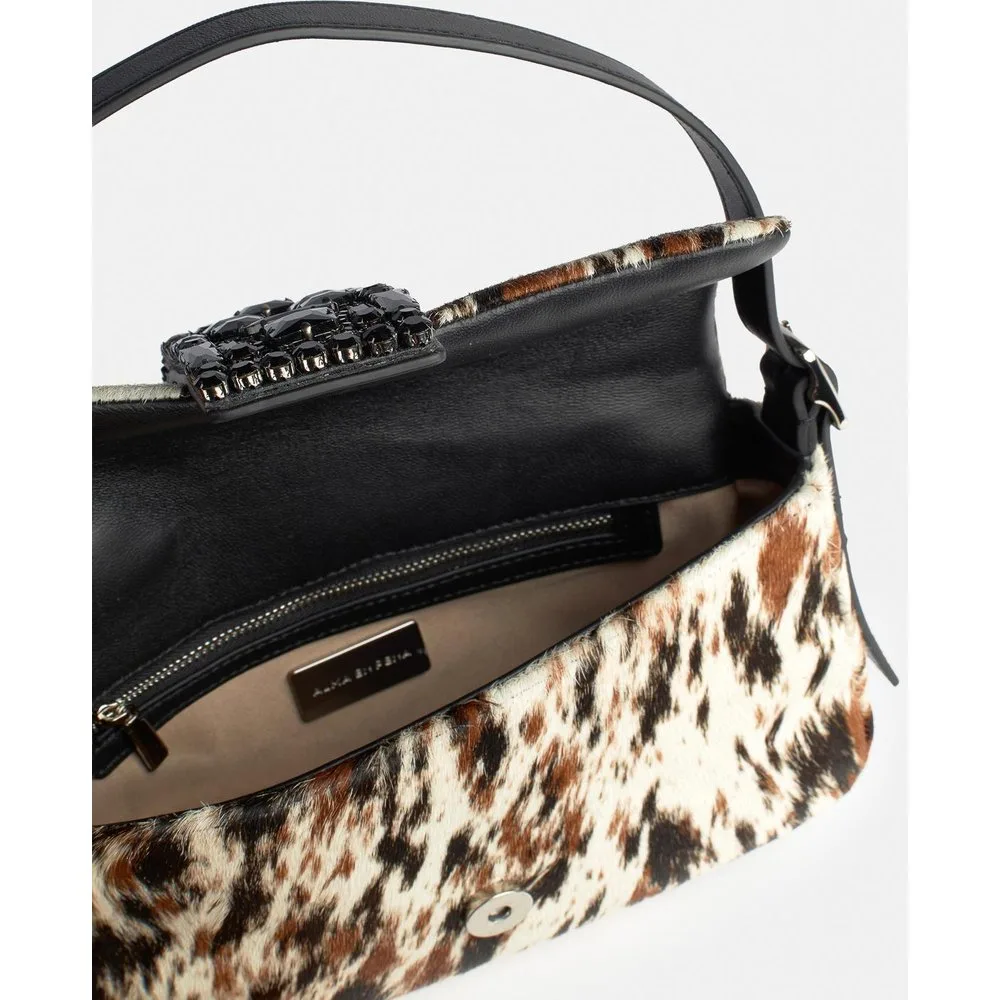 Bolso de mano de piel con pedrería - Alma en Pena - FashionsVida
