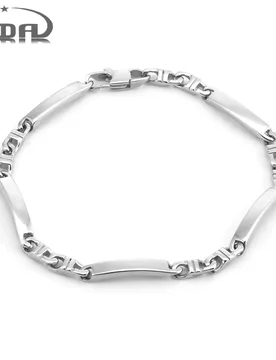 SDA Stainless Steel Couple Jewelry 5MM Thin Small Cuban Link Chain Bracelet Street Pop - Aliexpress - FashionsVida