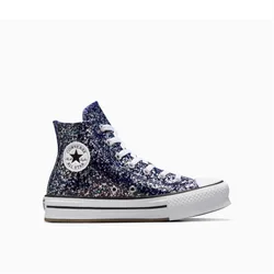 Boys Chuck Taylor All Star Eva High Top Trainers In 505-Night Ind - Purple - Size Uk 4