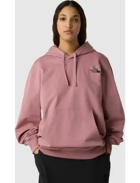 Sudadera holgada con capucha y estampado floral de hombre Dome - The North Face - FashionsVida