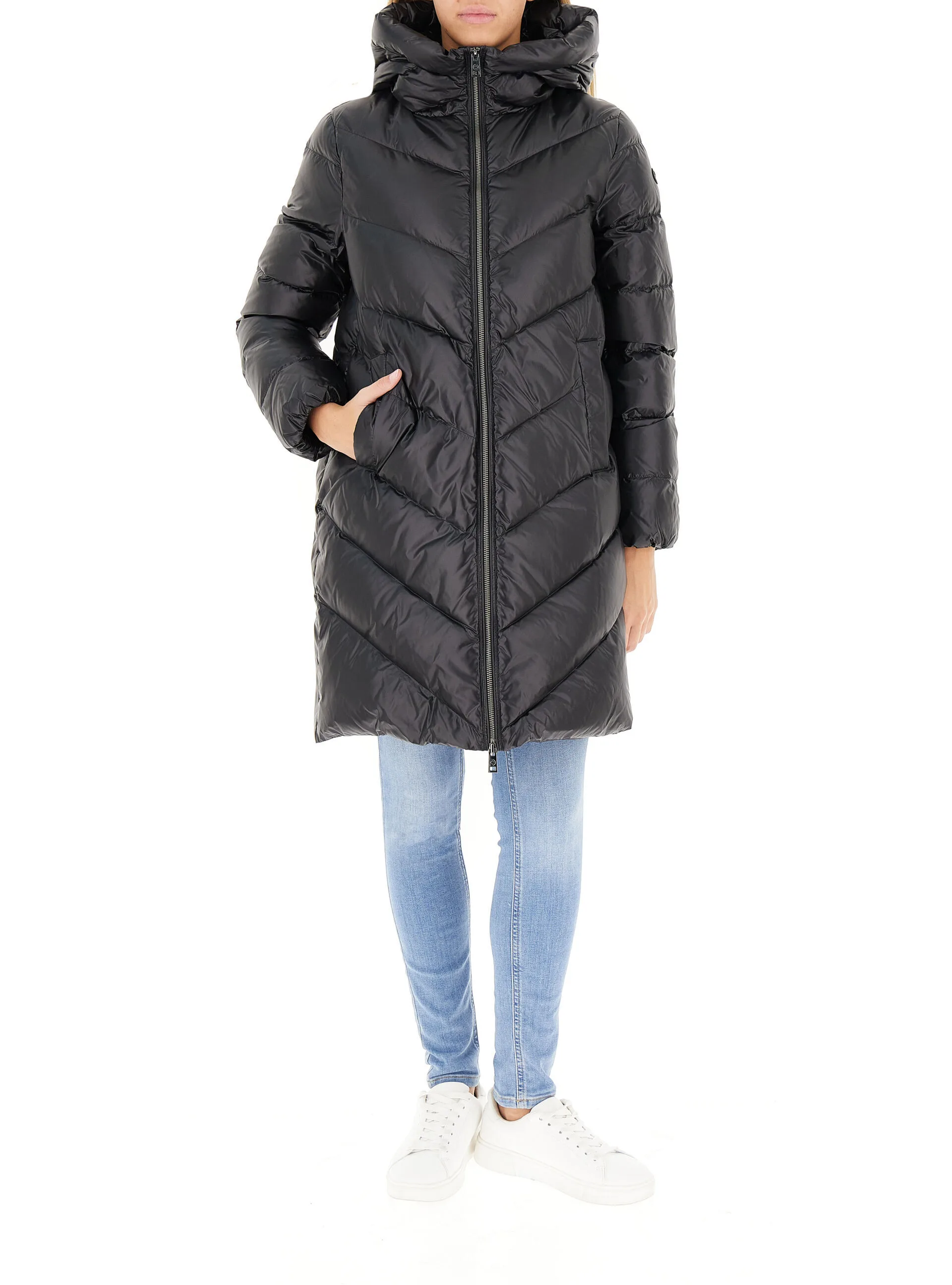 Piumino con cappuccio NERO 48 - Canadiens - FashionsVida