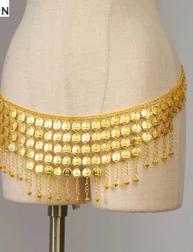 Pc New Gold Color Specie Bell Pendant Waist Chain for Women Elegant Sexy Bikini Party Belt Body Jewelry Belly Dance Hip Scarf - Aliexpress - FashionsVida