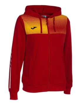 Damen-Trainingsjacke mit Kapuze Eco Supernova - Rouge - female - Size: XS - Joma - FashionsVida