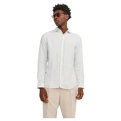 Camicia A Maniche Lunghe Parker Linen Stripe Travertine / Fit Comfort Fit M