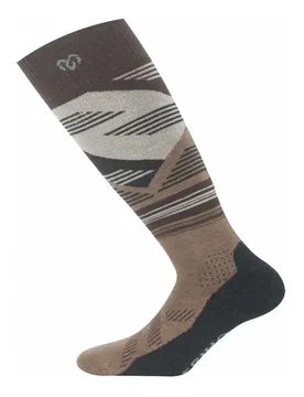 Chaussettes Longues Siw Brown / Beige EU 38-41 Homme - Lasting - FashionsVida