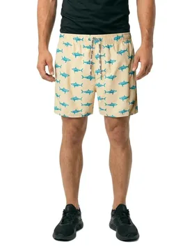 Pantaloncino Da Bagno Shark Desert Yellow L - Pepe jeans - FashionsVida