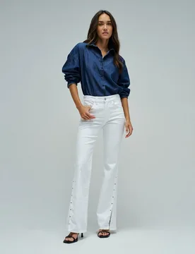 Vaqueros faith push in flare de mujer - Salsa Jeans - FashionsVida