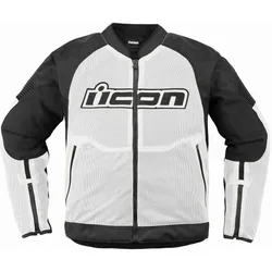 Giacca Moto OVERLORD3 MESH CE Bianco Nero taglia M