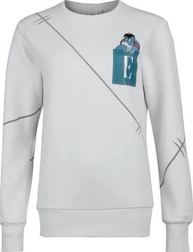 Disney Sweatshirt - Eeyore - S bis 3XL - für Damen - Größe XXL - weiß - EMP exklusives Merchandise! - Frauen - female - Winnie the Pooh - FashionsVida