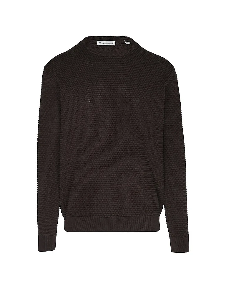 Pullover VAGN braun M Herren - Knowledge Cotton Apparel - FashionsVida