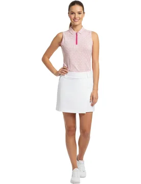 Polo Deco Geo, ärmellos, fuchsia/weiß l - Callaway - FashionsVida