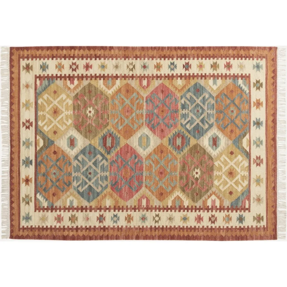 Alfombra Kilim de lana Abakán - El Corte Inglés - FashionsVida