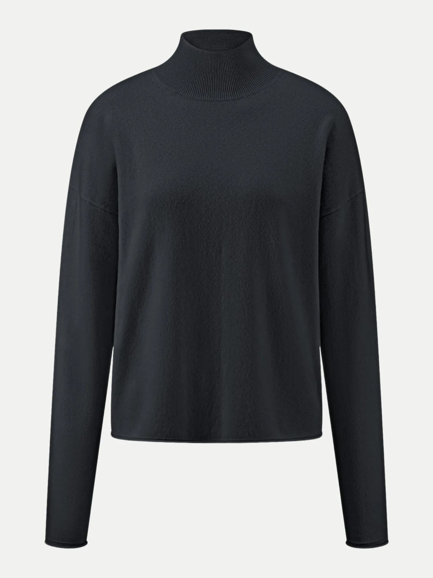 Stehkragenpullover aus Woll-Kaschmir-Mix Schwarz M - Riani - FashionsVida