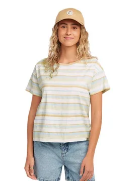T-shirt à Manches Courtes O´riginals Boxy Stripe Blue O´Riginals XS - O´neill - FashionsVida