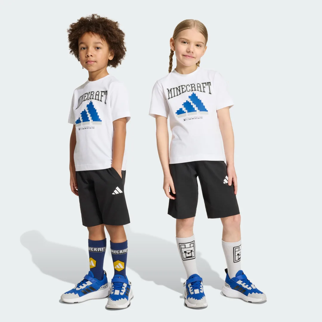 SET DI T-SHIRT MINECRAFT 5-6A White - Adidas - FashionsVida