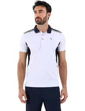Chervo Polo Aiden, weiss/navy 48 - Chervò - FashionsVida