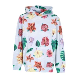Felpa Cappuccio Uomo Flourish Pullover Light Blue