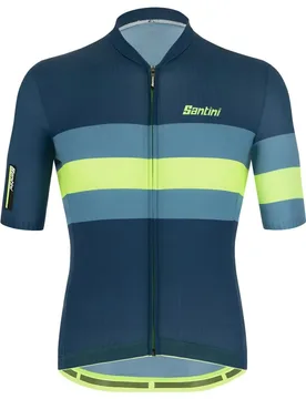 Maglia A Maniche Corte Ecosleek Bengal Fluo Green - Santini - FashionsVida