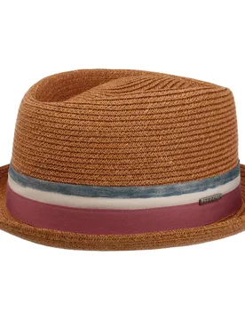 Domenico Toyo Player Straw Hat by - nature - Female - Size: S (54-55 cm) - Stetson - FashionsVida