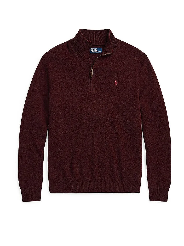 POLO Troyer Pullover dunkelrot S Herren - Ralph Lauren - FashionsVida