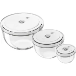 Set de 6 piezas de vacío vidrio Fresh & Save